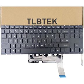 استبدال لوحة المفاتيح الخلفية TLBTEK متوافق مع HP Omen 15-EN 15-EK 15Z-EN 15T-EK 16-B 16-C 16-N 16-K 16-WD 16-WF 16-U 15-EK0019NR 15-EN 15-EN0010CA 15-EN0013DX كمبيوتر محمول من سلسلة 15-EN0023DX in Kuwait