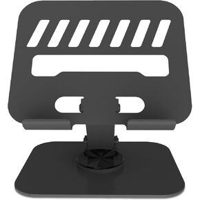 Universal Tablet Stand 360° Rotation Foldable Holder for Desk Grey in Kuwait