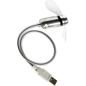 مروحة ساعة USB صغيرة LED محمولة قابلة لإعادة الشحن مع شاشة مضيئة لتبريد المكتب المنزلي in Kuwait
