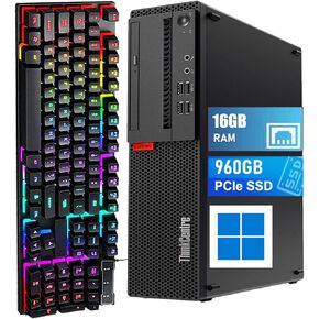 Lenovo ThinkCentre SFF Desktop M710s PC Win11، M710S SFF معالج الجيل السادس، ذاكرة وصول عشوائي 16 جيجابايت، 960 جيجابايت SSD، لوحة مفاتيح (متجددة) in Kuwait