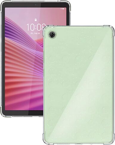 حافظة شفافة لجهاز Lenovo Tab One/K9 تابلت 8.7 بوصة (2025 TB305XU/FU)، غطاء حماية مرن مقاوم للصدمات من مادة TPU لجهاز Lenovo Tablet 8.7 بوصة، خفيف الوزن (شفاف) in Kuwait