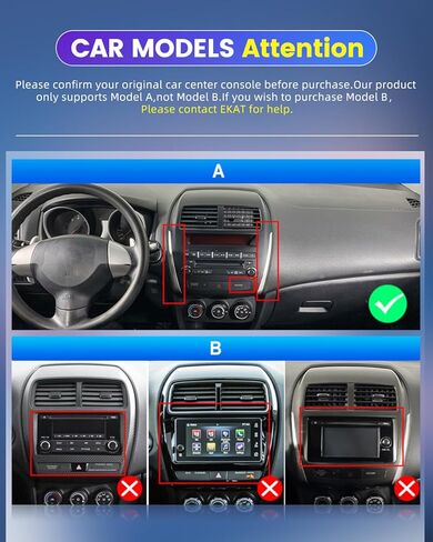 ستيريو سيارة 4+64 جيجا لسيارة Mitsubishi Outlander Sport 2011-2017/لشركة Mitsubishi ASX 2013-2015 (شاشة كبيرة مع شاشة كبيرة) - شاشة لمس عالية الدقة 10 بوصة مع تشغيل لاسلكي/Android Auto/32 EQ DSP/WiFi/GPS/SWC/كاميرا احتياطية in Saudi Arabia
