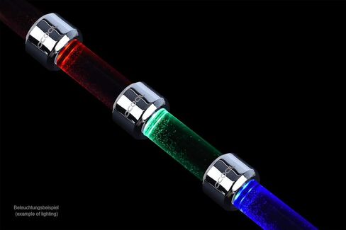 Alphacool Aurora HardTube LED Ring 16mm Deep Black - Digital RGB (15367) in Saudi Arabia