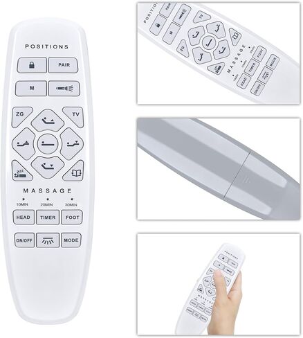 PZL Replacement Adjustable Bed Remote Control for Lucid L600, for ASONLY Adjustable Bed Frame, for ESHINE, for Okin Model RF.27.19.33 in Saudi Arabia