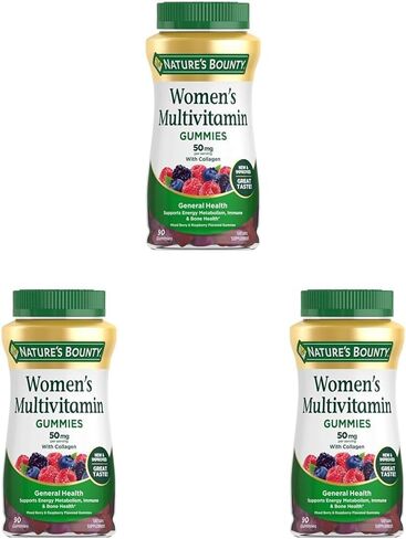 Nature's Bounty Women Multivitamin, Vitamin Supplements for Adults, Fruit Flavored, 90 Gummies in Saudi Arabia