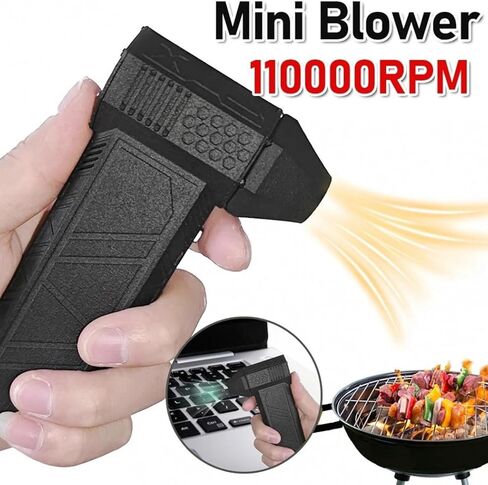 Jet Dry Blower, 150000RPM Cordless Jet Dry Mini Blower Fan, Portable Hand Held Jet Blower, Adjustable Speed Electric Air Duster for Car, Computer Keyboard, Cleaning in Saudi Arabia