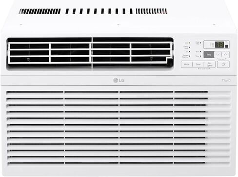 LG 12000 BTU Window Air Conditioners [2023 New] Remote Control WiFi App Ultra-Quite Washable Filter Cools 550Sq.Ft for Medium & Large Room AC Unit air conditioner Easy Install White LW1217ERSM1 in Kuwait