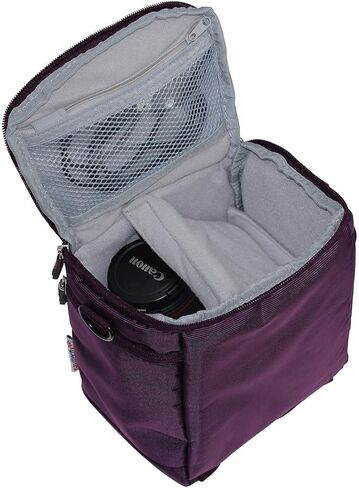 Navitech Purple Camera Case Shoulder Bag Compatible With Nikon D610 in Saudi Arabia