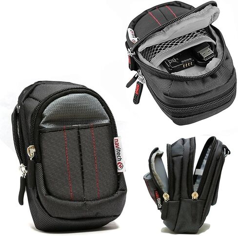 Navitech Black Binoculars/Binocs Case Bag Cover Compatible with Nikon Aculon in Saudi Arabia