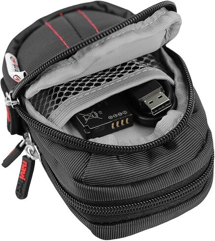Navitech Black Binoculars/Binocs Case Bag Cover Compatible with Nikon Aculon in Saudi Arabia