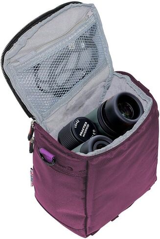 Navitech Purple Water Resistant Binocular Binoculars Bag Case Compatible With Nikon Monarch 3 Binoculars in Saudi Arabia