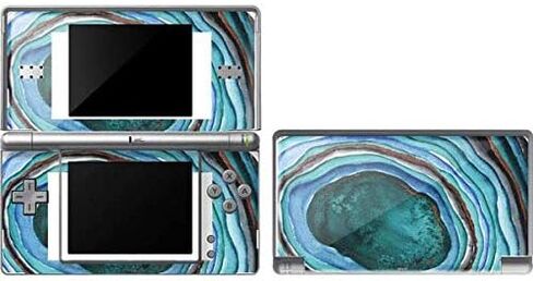 ملصق Skinit المخصص للألعاب متوافق مع DS Lite - تصميم Skinit المرخص رسميًا والمصمم في الأصل باللون الفيروزي المائي in Kuwait