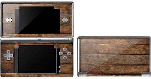ملصق Skinit المخصص للألعاب متوافق مع DS Lite - سكينيت مرخص رسميًا ومصمم في الأصل بتصميم ألواح خشبية أمريكية مبكرة in Kuwait