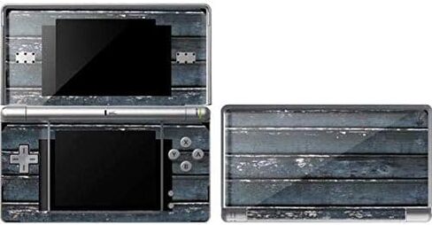 Skinit Decal Gaming Skin Compatible with DS Lite - Officially Licensed Originally Designed Chipped Blue Wood Design in Saudi Arabia