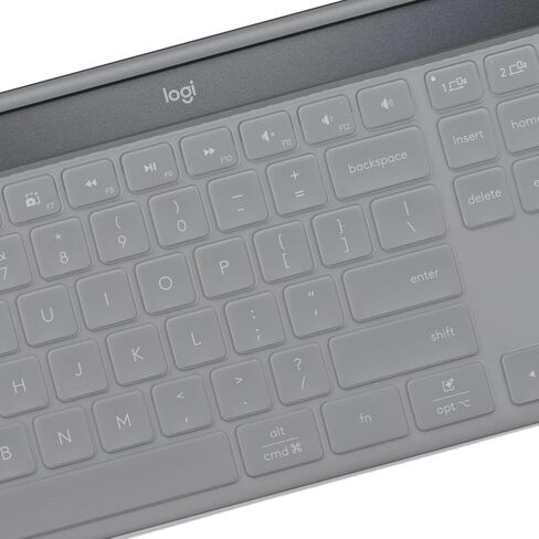 غطاء لوحة المفاتيح للوحة المفاتيح اللاسلكية بلوتوث لوجيتك K980، لوحة المفاتيح K980 لوحة المفاتيح السيليكون الرفيعة للغاية غطاء حماية للوحة المفاتيح - شفاف in Saudi Arabia