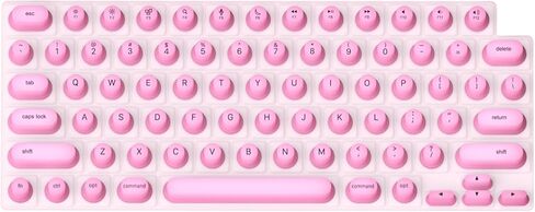 Denash Keyboard Cover Protector,Desktop PC Silicone Long Nail Keyboard Cover for OS 14 16 Air 13 15 2021 to 2024,Cylindrical Keyboard Skin for Long Nails Typing in Kuwait