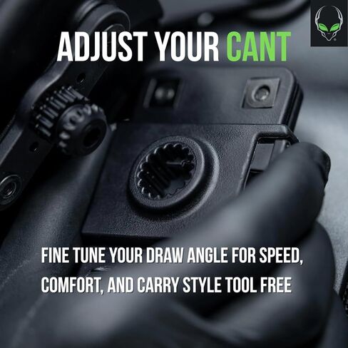 Alien Gear ShapeShift Drop Leg Holster - Precision Fit, Easy Adjustment, Ultimate Comfort, Thigh Holster for Men & Women, Range and Tactical Applications, Versatile Carry Options, Made in USA in Saudi Arabia