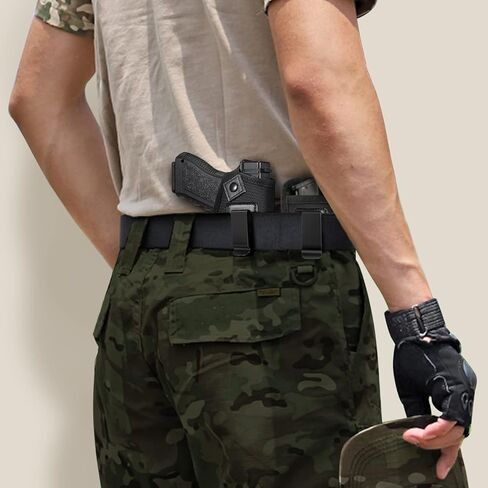 Concealed Carry Gun Holster, FINPAC IWB 9mm Airsoft Holsters, Belt Attachment Pistol Mag, Fits for Glock 17,19,26,27,42,43 M&P Shield Handguns in Saudi Arabia