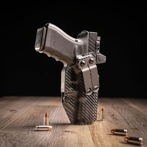 Tulster IWB Profile+ Kydex Holster في اليد اليمنى يناسب: Canik Mete MC9 Prime | متوافق بصريًا داخل ملحق حزام الخصر المخفي in Kuwait