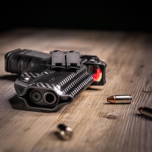 Tulster IWB Profile+ Kydex Holster في اليد اليمنى يناسب: Canik Mete MC9 Prime | متوافق بصريًا داخل ملحق حزام الخصر المخفي in Kuwait