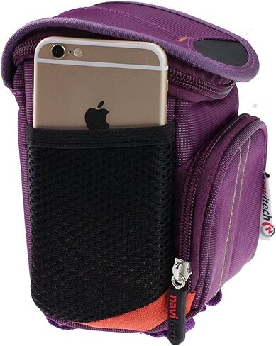 Navitech Purple Binoculars/Binocs Water Resistant Case Bag Cover Compatible With Nikon Aculon in Saudi Arabia