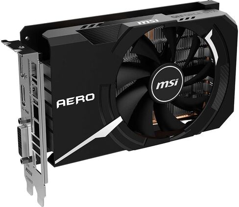 بطاقة رسومات msi Gaming GeForce GTX 1650 Super 128-Bit HDMI/DP/DVI 4GB GDRR6 HDCP تدعم DirectX 12 مروحة واحدة VR Ready OC (GTX 1650 Super Aero ITX OC) (GeForce GTX 1650 Super AERO ITX OC) in Kuwait