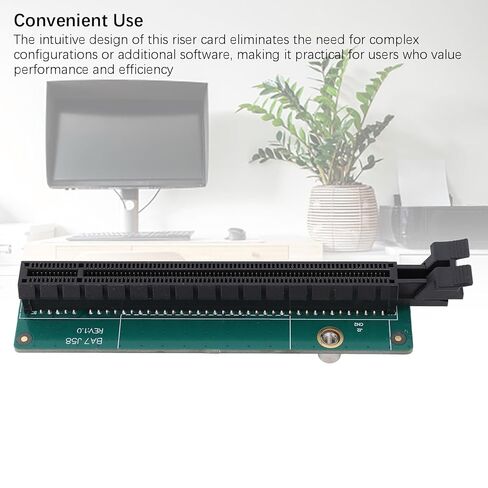 PCI E Riser Card PCI E 16X Graphics Card Adapter Adapter for Tiny6 Series with Plug and Play Wide Compatibility for P340 P350 M90Q P620 P1000 (with Back Plate) in Saudi Arabia