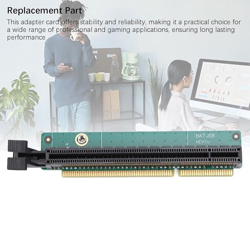 PCI E Riser Card PCI E 16X Graphics Card Adapter Adapter for Tiny6 Series with Plug and Play Wide Compatibility for P340 P350 M90Q P620 P1000 (with Back Plate) in Saudi Arabia