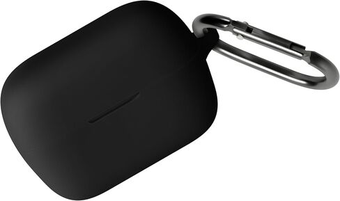 حافظة سيليكون Geiomoo لجهاز Anker Soundcore C50i، غطاء حماية ناعم ومرن مقاوم للخدش مع حلقة تسلق (أسود) in Kuwait