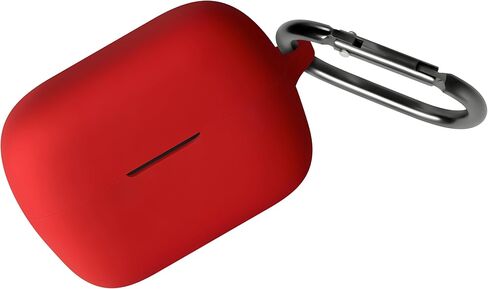 حافظة سيليكون Geiomoo لجهاز Anker Soundcore C50i، غطاء حماية ناعم ومرن مقاوم للخدش مع حلقة تسلق (أسود) in Kuwait