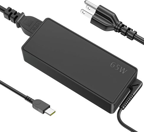 65W USB C Laptop Charger Compatible with Lenovo Laptop Charger ThinkPad T14 T15 E14 E15 X1 X13 E480 T480s T490 Yoga 7i 9i Thinkbook 65W 45W Computer Charger USB Type C AC Power Adapter in Saudi Arabia