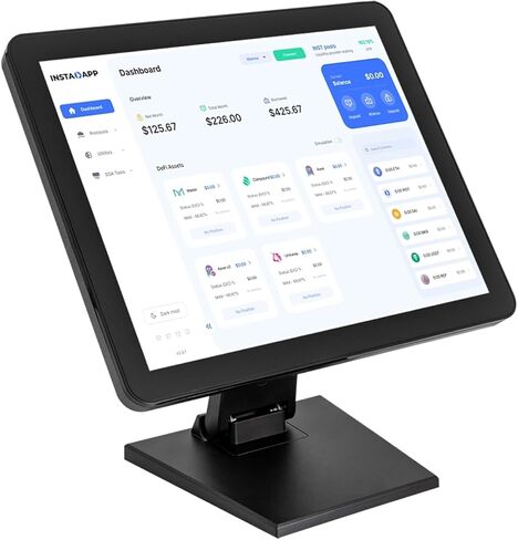 Cash Register Displays 17Inch Touch Screen LCD Display Monitor Cash Register, Adjustable Touch Screen PC POS Systems for Win7 8 10 Android Raspberry Pi Linux in Kuwait
