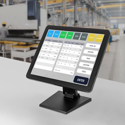 Cash Register Displays 17Inch Touch Screen LCD Display Monitor Cash Register, Adjustable Touch Screen PC POS Systems for Win7 8 10 Android Raspberry Pi Linux in Kuwait