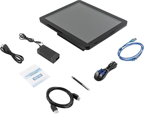 Cash Register Displays 17Inch Touch Screen LCD Display Monitor Cash Register, Adjustable Touch Screen PC POS Systems for Win7 8 10 Android Raspberry Pi Linux in Kuwait