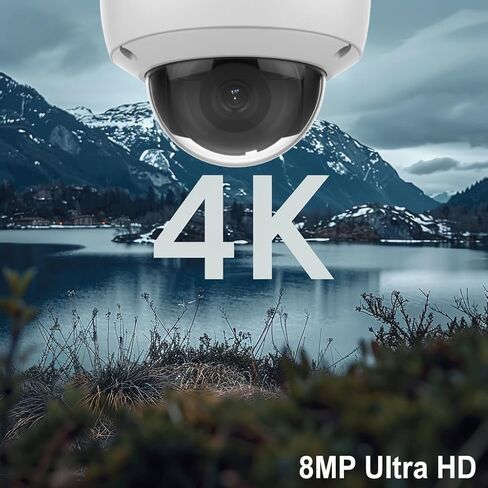 DS-2CD2186G2-ISU 4K Acusense Low Light Darkfighter 8MP IP PoE كاميرا قبة داخلية وخارجية، زاوية واسعة 2.8 مم، نطاق واسع النطاق حقيقي 120 ديسيبل، ميكروفون مدمج، صوت/إنذار، IP67، IK10، H.265+، الإنسان والمركبة in Kuwait