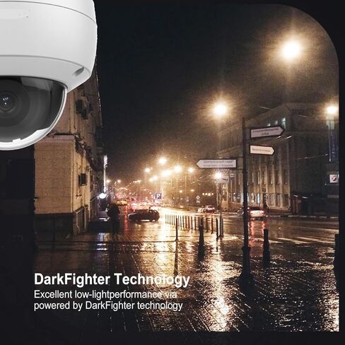 DS-2CD2186G2-ISU 4K Acusense Low Light Darkfighter 8MP IP PoE كاميرا قبة داخلية وخارجية، زاوية واسعة 2.8 مم، نطاق واسع النطاق حقيقي 120 ديسيبل، ميكروفون مدمج، صوت/إنذار، IP67، IK10، H.265+، الإنسان والمركبة in Kuwait