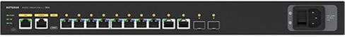 محول إيثرنت Netgear AV Line M4250-10G2XF-PoE++ - 10 منافذ - يمكن التحكم فيه - 3 طبقات مدعومة - معياري - استهلاك الطاقة 26.30 وات - ميزانية 720 وات PoE - ألياف بصرية، زوج ملتوي - منافذ PoE - 1U - in Kuwait
