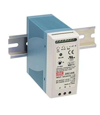 DIN نوع الأمن مصدر الطاقة 59.34 واط DRC-60A Meanwell AC-DC SMPS DRC-60 سلسلة يعني جيدا تحويل التيار الكهربائي in Kuwait
