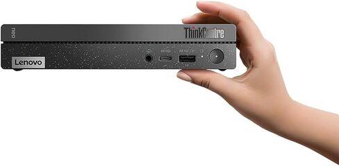 كمبيوتر Lenovo ThinkCentre neo 50q Gen 4 Business Mini المكتبي • معالج Intel Core i5-13420H ثماني النواة • ذاكرة وصول عشوائي (RAM) سعة 16 غيغابايت • محرك SSD سعة 512 غيغابايت • Office 365 للويب • منفذ عرض + HDMI • لوحة مفاتيح وماوس سلكي • Windows 11 in Kuwait