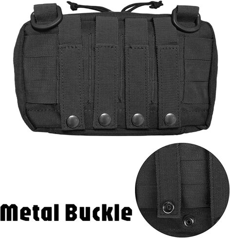 XTACER EDC Utility Orgaznier Bag, Tactical MOLLE Admin Pouch,Utility Tactical EDC Tool Pouch Bag, with USA Flag Patch, D Ring and Key Ring in Saudi Arabia
