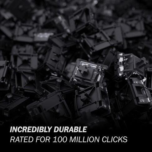 Gateron KS-15 Optical Switches for MX Mechanical Gaming Keyboard | 55g Force | Tactile| Clear Top RGB Switches for Backlit Keyboard | (65 PCS, Brown) in Saudi Arabia