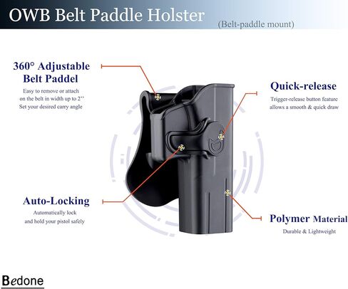 G21 Gun Holster for Glock 21 Gen 1 2 3 4, Glock 20 Gen 1 2 3 4 in Kuwait