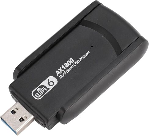 Drfeify USB WiFi 6 محول محول شبكة لاسلكي ثنائي النطاق عالي السرعة لـ 10 11، USB 3.0 دونجل شبكة لاسلكية للاستخدام المنزلي والمكاتب in Kuwait