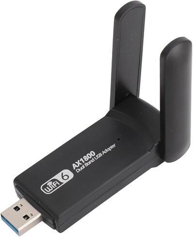 Drfeify USB WiFi 6 محول محول شبكة لاسلكي ثنائي النطاق عالي السرعة لـ 10 11، USB 3.0 دونجل شبكة لاسلكية للاستخدام المنزلي والمكاتب in Kuwait