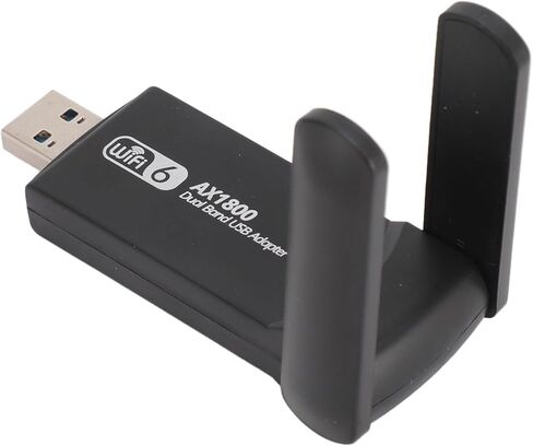 Drfeify USB WiFi 6 محول محول شبكة لاسلكي ثنائي النطاق عالي السرعة لـ 10 11، USB 3.0 دونجل شبكة لاسلكية للاستخدام المنزلي والمكاتب in Kuwait