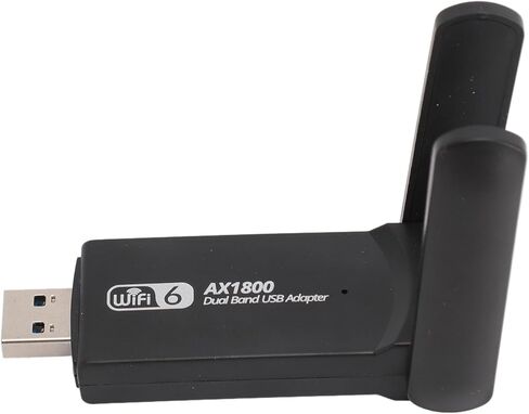 Drfeify USB WiFi 6 محول محول شبكة لاسلكي ثنائي النطاق عالي السرعة لـ 10 11، USB 3.0 دونجل شبكة لاسلكية للاستخدام المنزلي والمكاتب in Kuwait