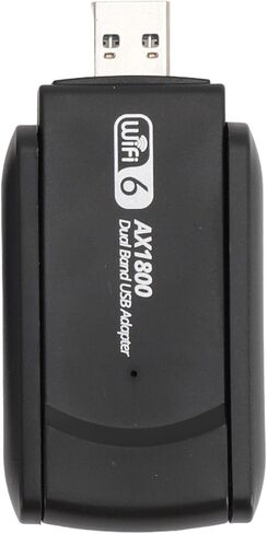 Drfeify USB WiFi 6 محول محول شبكة لاسلكي ثنائي النطاق عالي السرعة لـ 10 11، USB 3.0 دونجل شبكة لاسلكية للاستخدام المنزلي والمكاتب in Kuwait