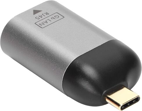 محول إيثرنت SUNGOOYUE، غلاف ألومنيوم، توصيل وتشغيل محول USB C إلى RJ45، إيثرنت فائق السرعة لأجهزة الكمبيوتر المحمولة والأجهزة اللوحية مع واجهة TypeC (#1) in Kuwait