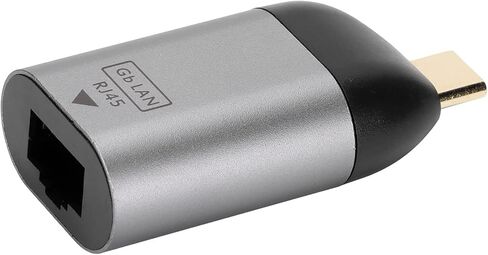 محول إيثرنت SUNGOOYUE، غلاف ألومنيوم، توصيل وتشغيل محول USB C إلى RJ45، إيثرنت فائق السرعة لأجهزة الكمبيوتر المحمولة والأجهزة اللوحية مع واجهة TypeC (#1) in Kuwait