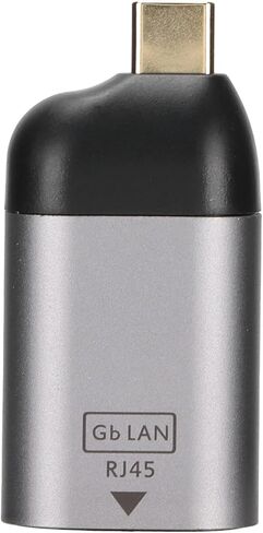 محول إيثرنت SUNGOOYUE، غلاف ألومنيوم، توصيل وتشغيل محول USB C إلى RJ45، إيثرنت فائق السرعة لأجهزة الكمبيوتر المحمولة والأجهزة اللوحية مع واجهة TypeC (#1) in Kuwait